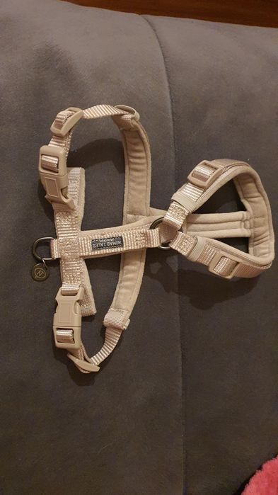 Komfortowe szelki dla psa Nomad Tales Blush kolor taupe S