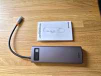 HUB Baseus 8in1 Metal Gleam Series USB-C HDMI RJ45 USB3.0 SD TF