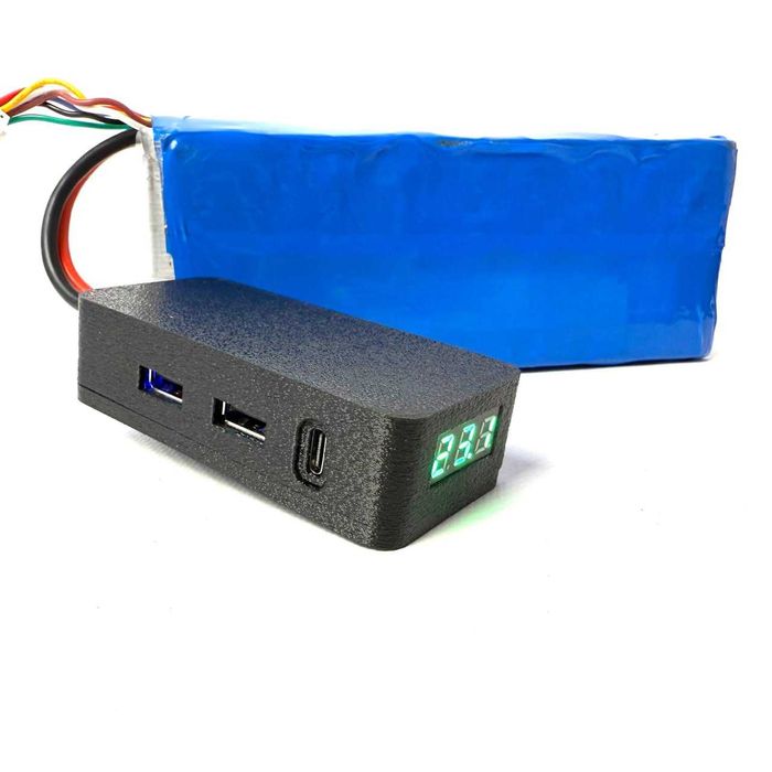 Перехідник блок живлення для заряджання телефона 2 USB + 1 TYPE - C