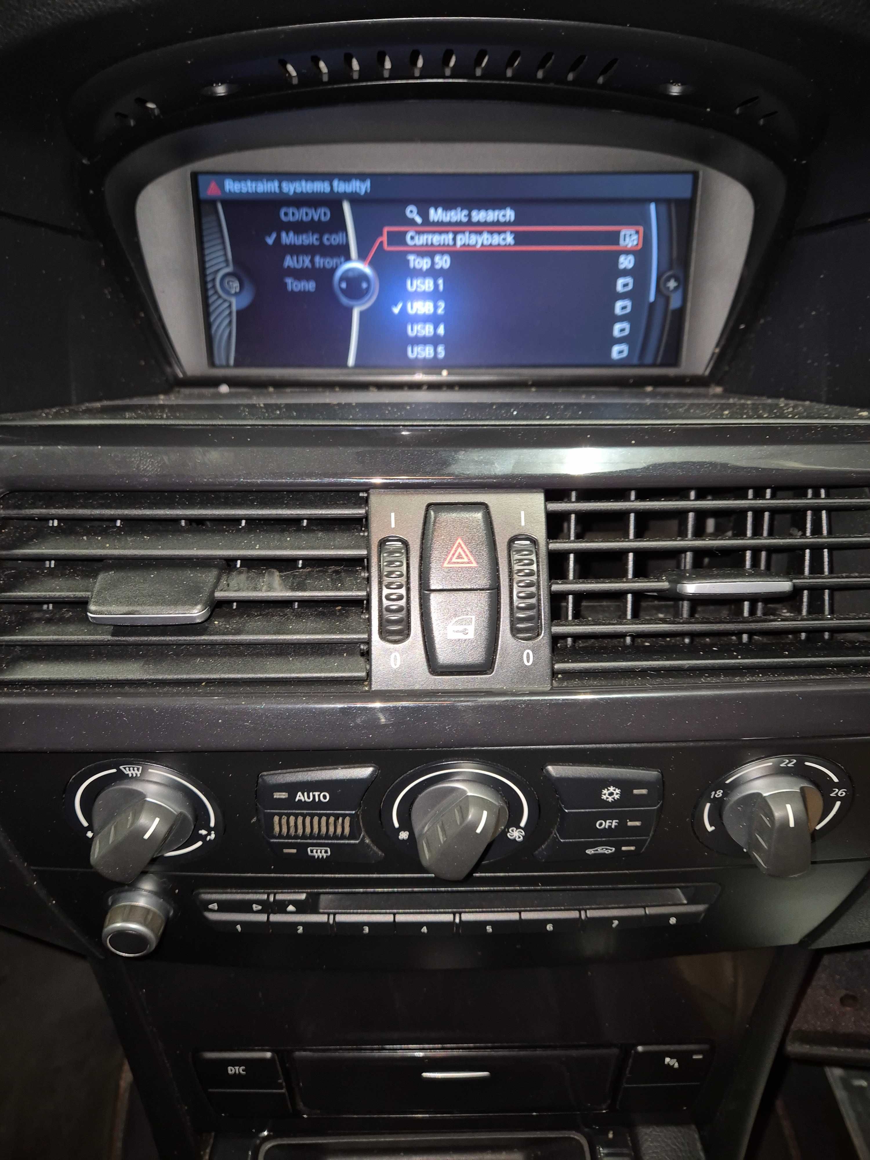BMW e60 zestaw CIC radio wyświetlacz idrive nawigacja 09rok