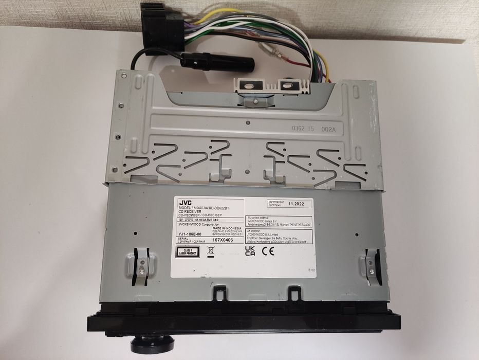 Автомагнитола JVC KD-DB622BT 2022 года