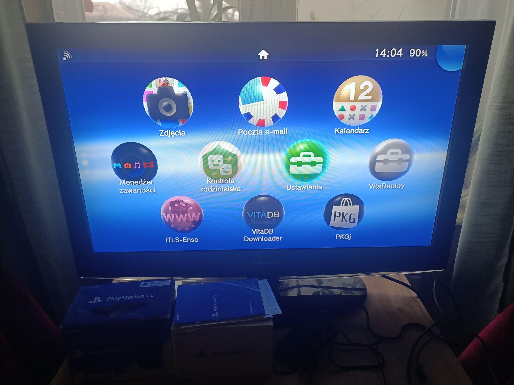 Sony PS Vita TV cały komplet przerobiona