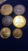 Полный Набор редких монет 1947 годаж