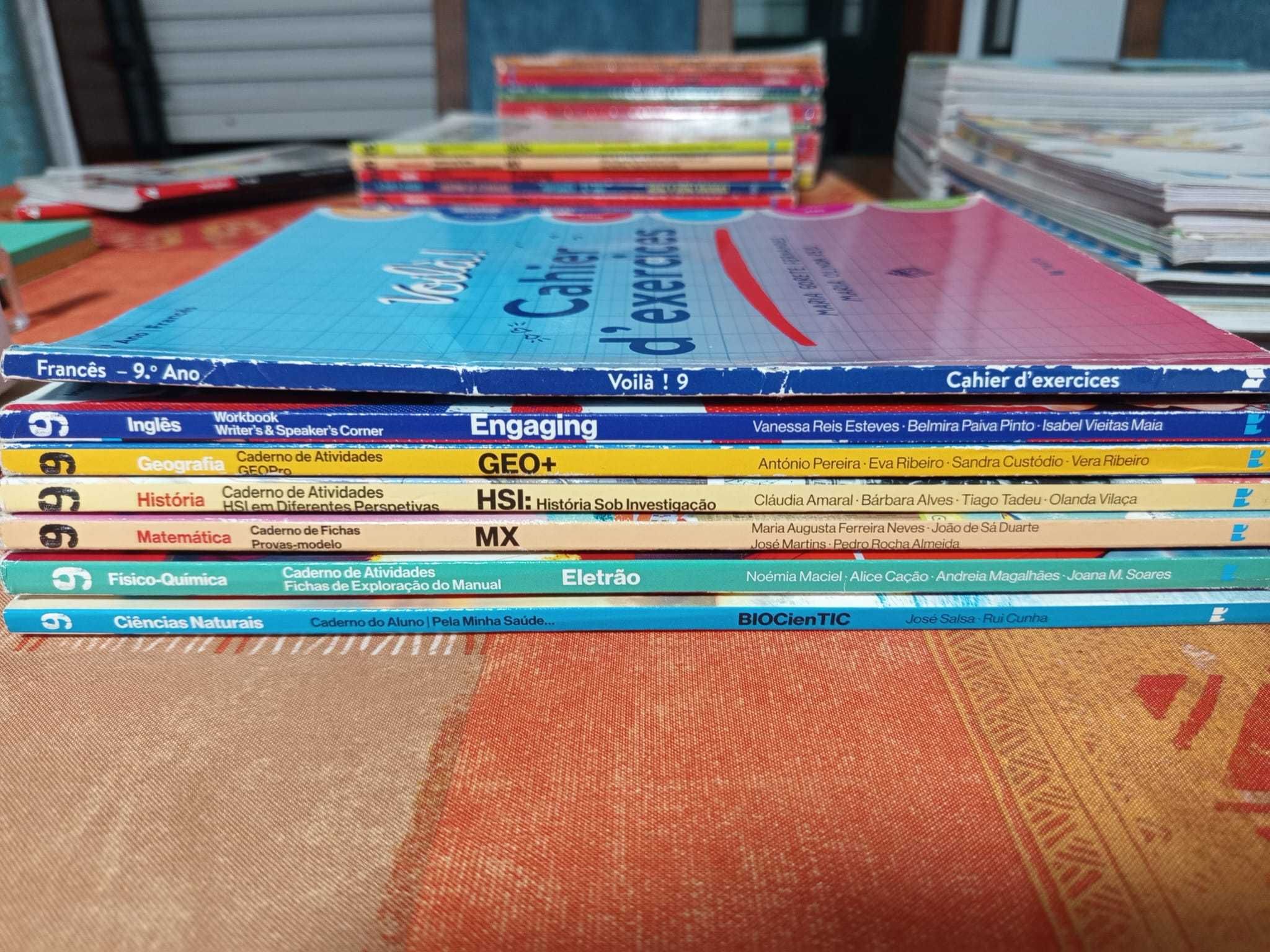 Cadernos de atividades do 9º ano