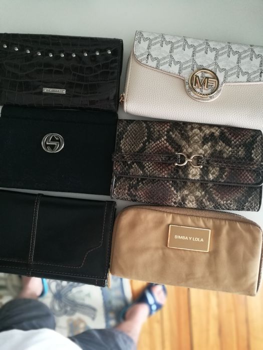 Conjunto de 6 carteiras de senhora