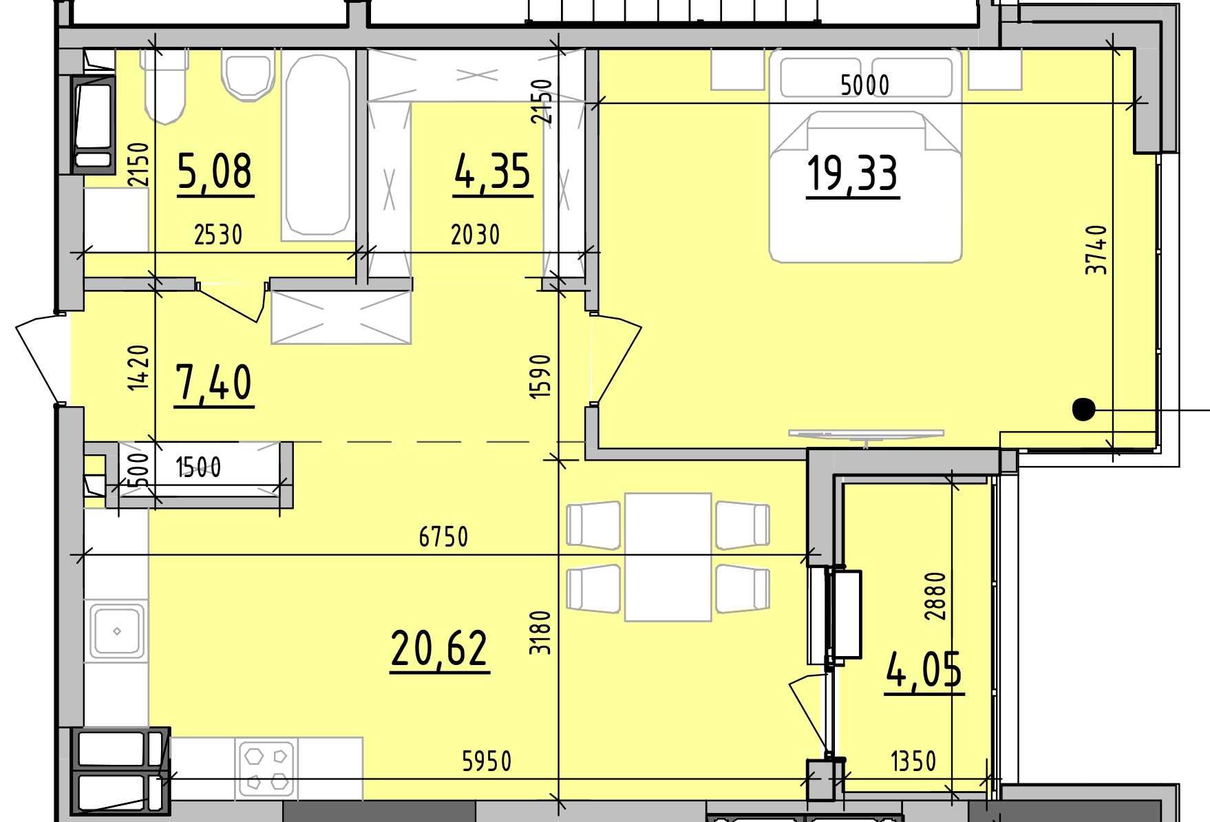 ЖК Maxima Residence квартира 61 м2 Коновальца(Щорса), 30 м.Печерська