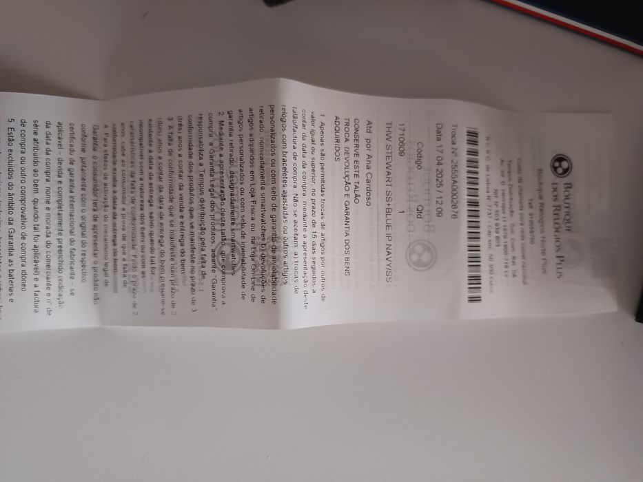 Relógio Tommy Hilfiger como novo