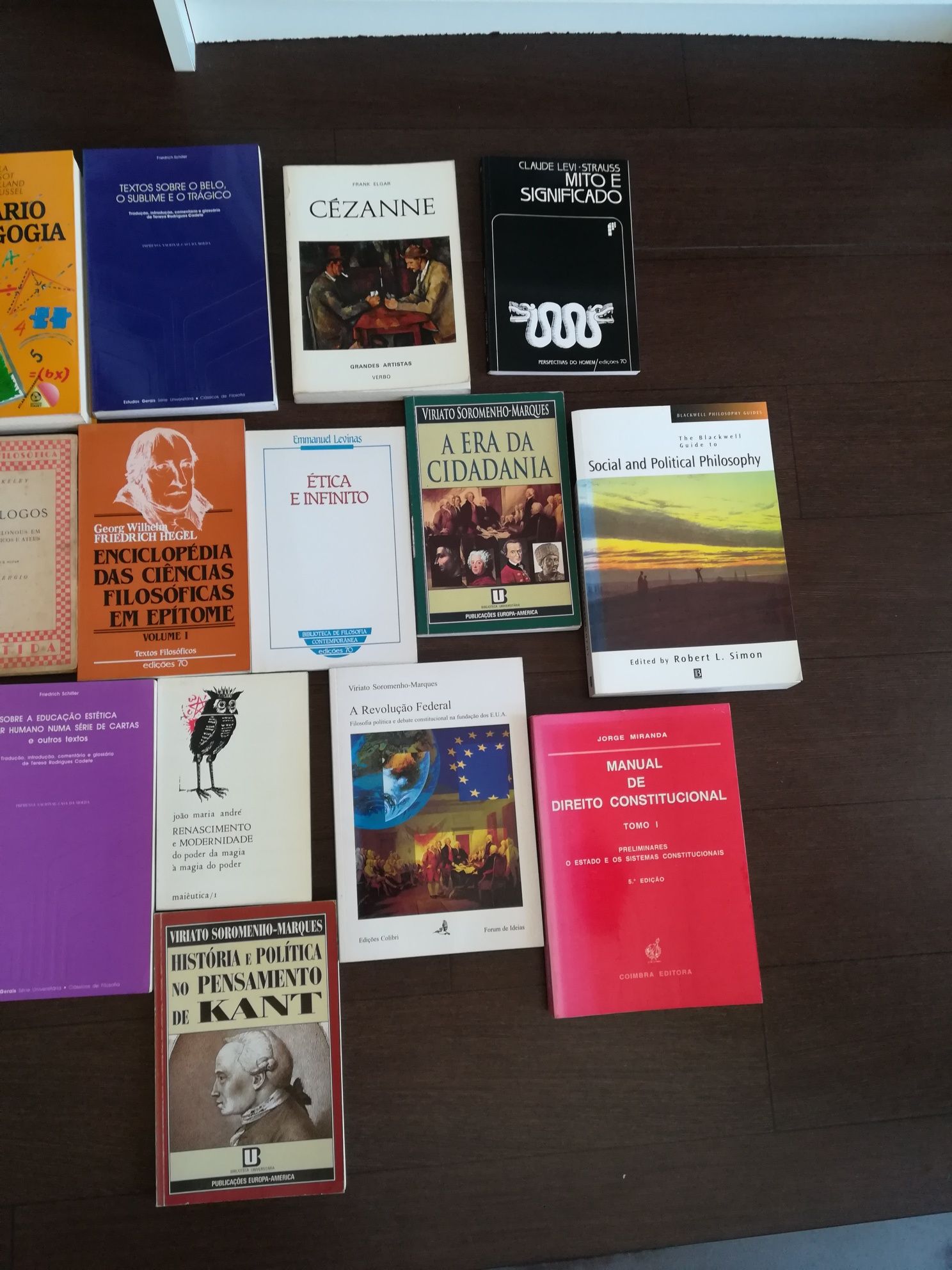 Lote de livros - filosofia, ética, estética