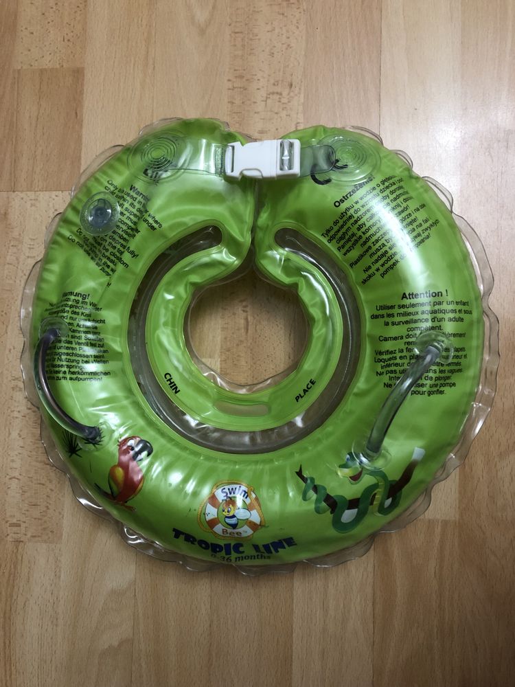 Продам круг для купания малыша SwimBee зеленый