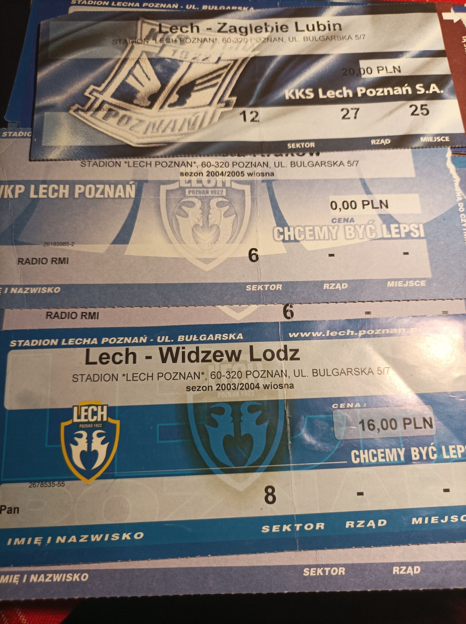 Bilety Lech poznan