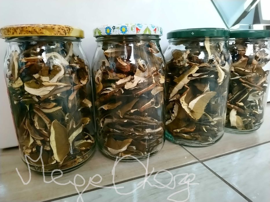 2x słoiki borowików suszonych