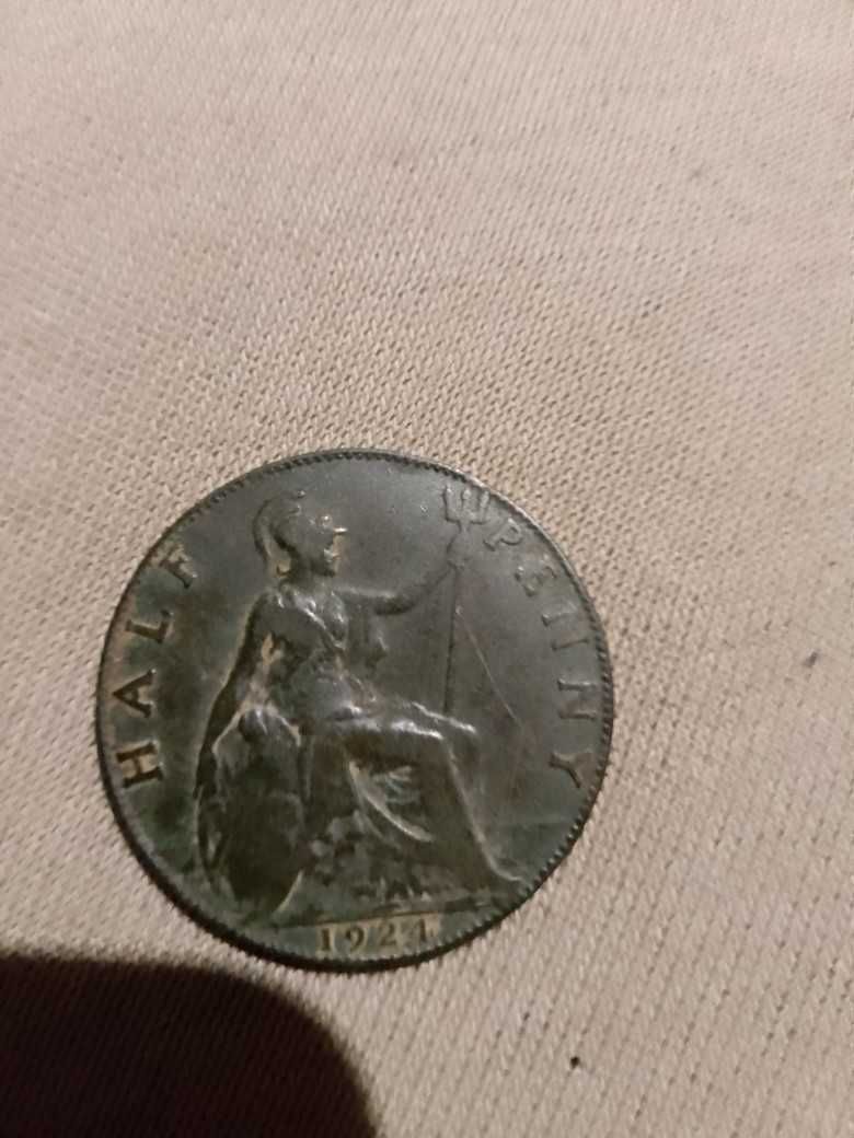 Moneta half Penny 1924