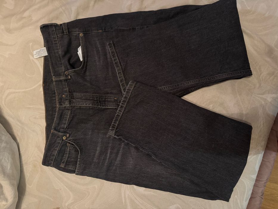 Серые джинсы massimo dutti 44 l m xl