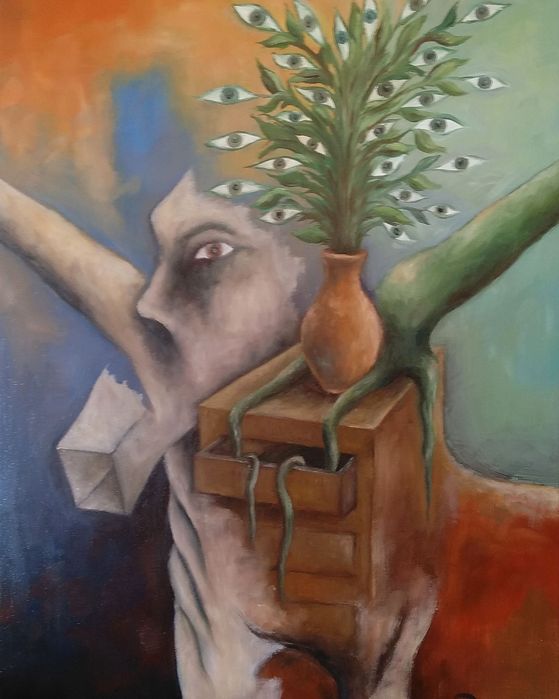 Pinturas a óleo em tela originais