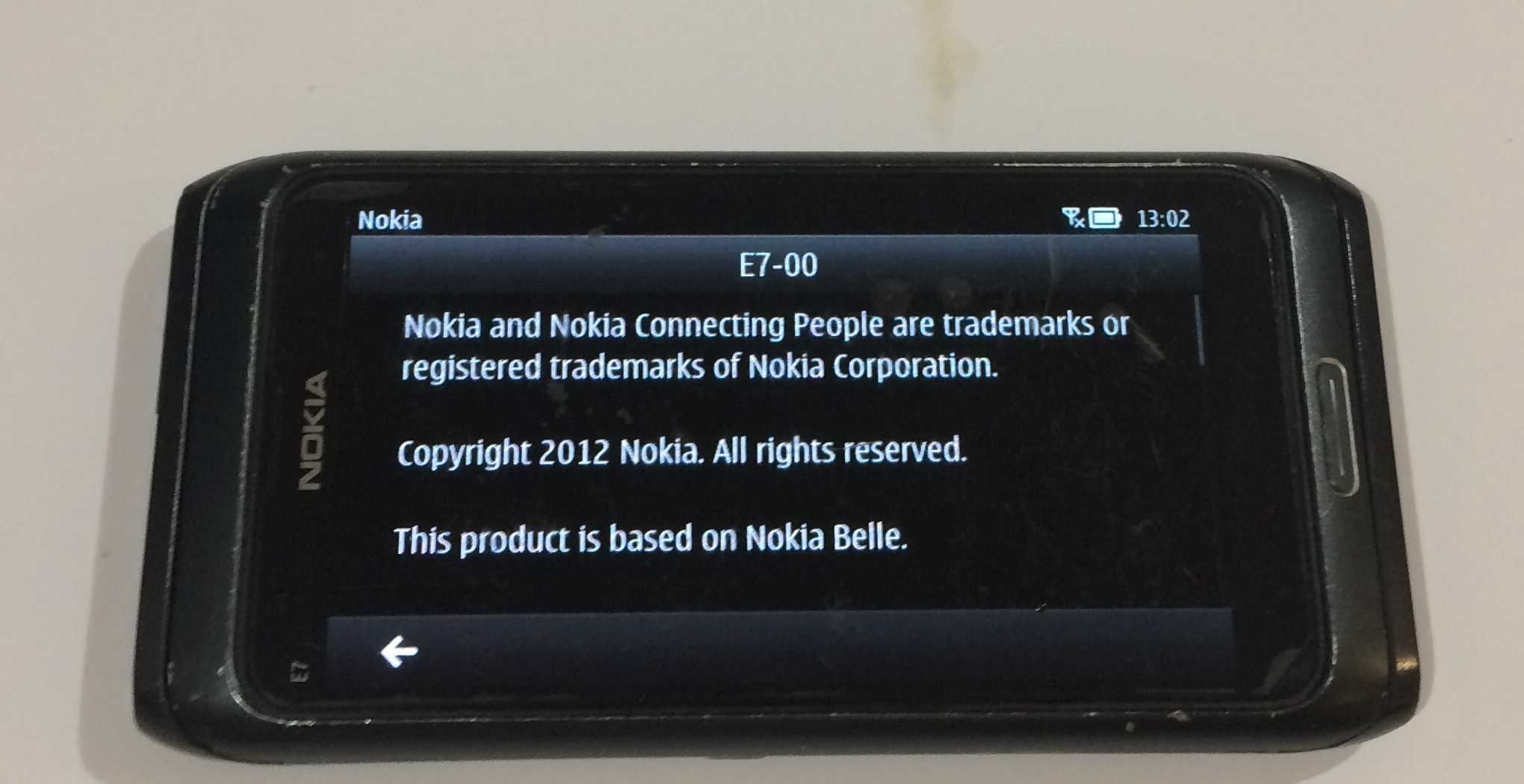 Nokia E 7 Communicator