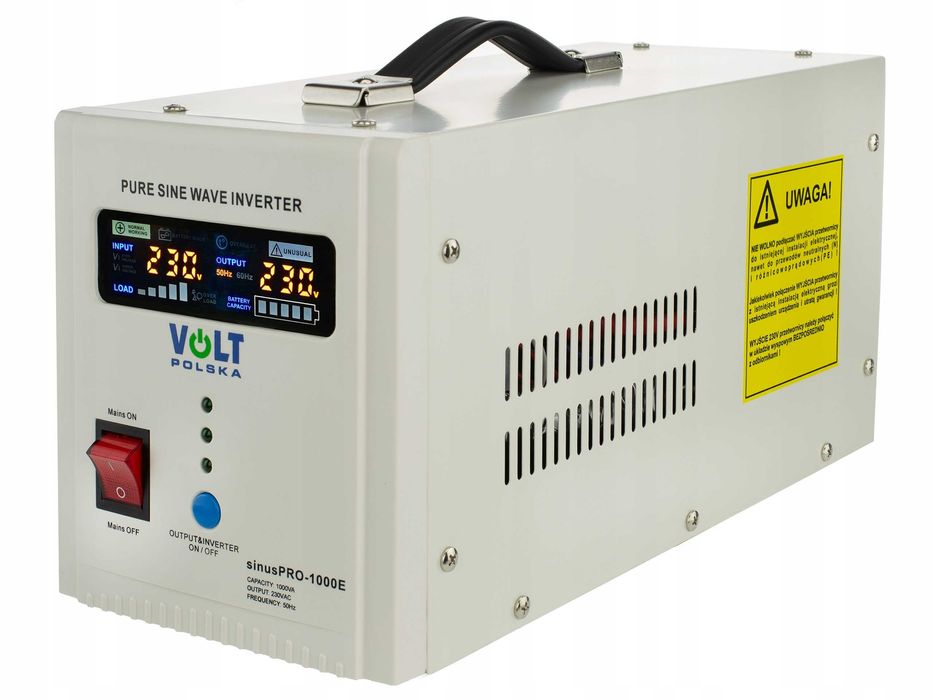 Інвертор Volt Polska 1000Вт ДЖБ ИБП Преобразователь Инвертор для котла