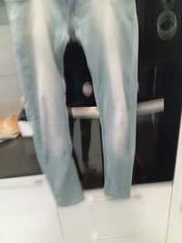 Spodnie jeans cyrkonie xl
