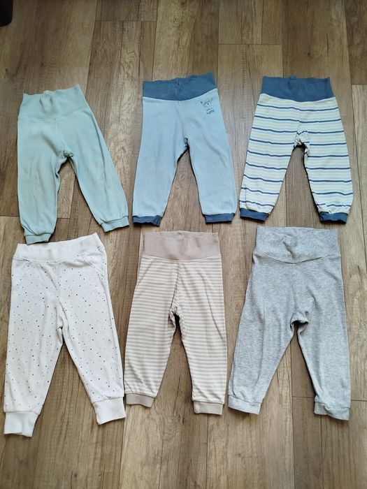 Zestaw spodnie legginsy rozmiar 74/80