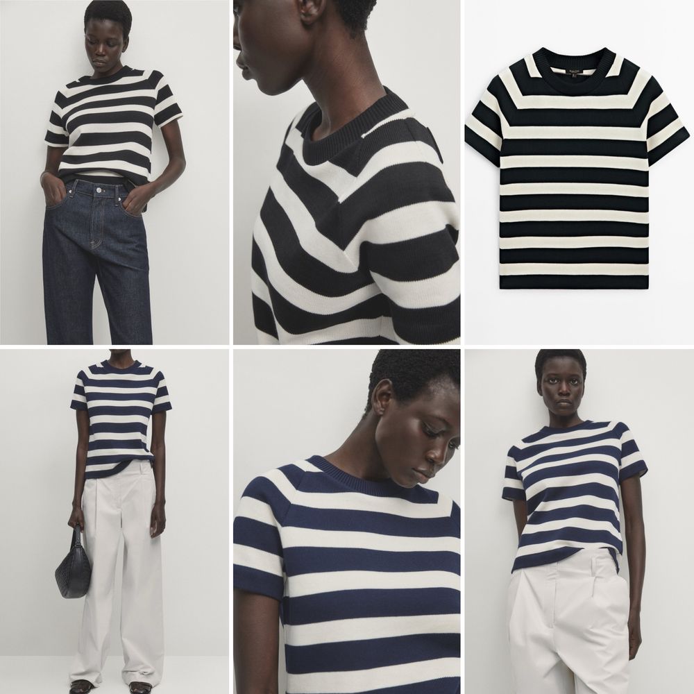 Футболка поло кофтина Massimo Dutti