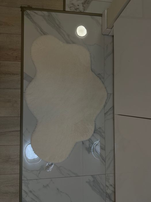 Dywan biały Chmurka