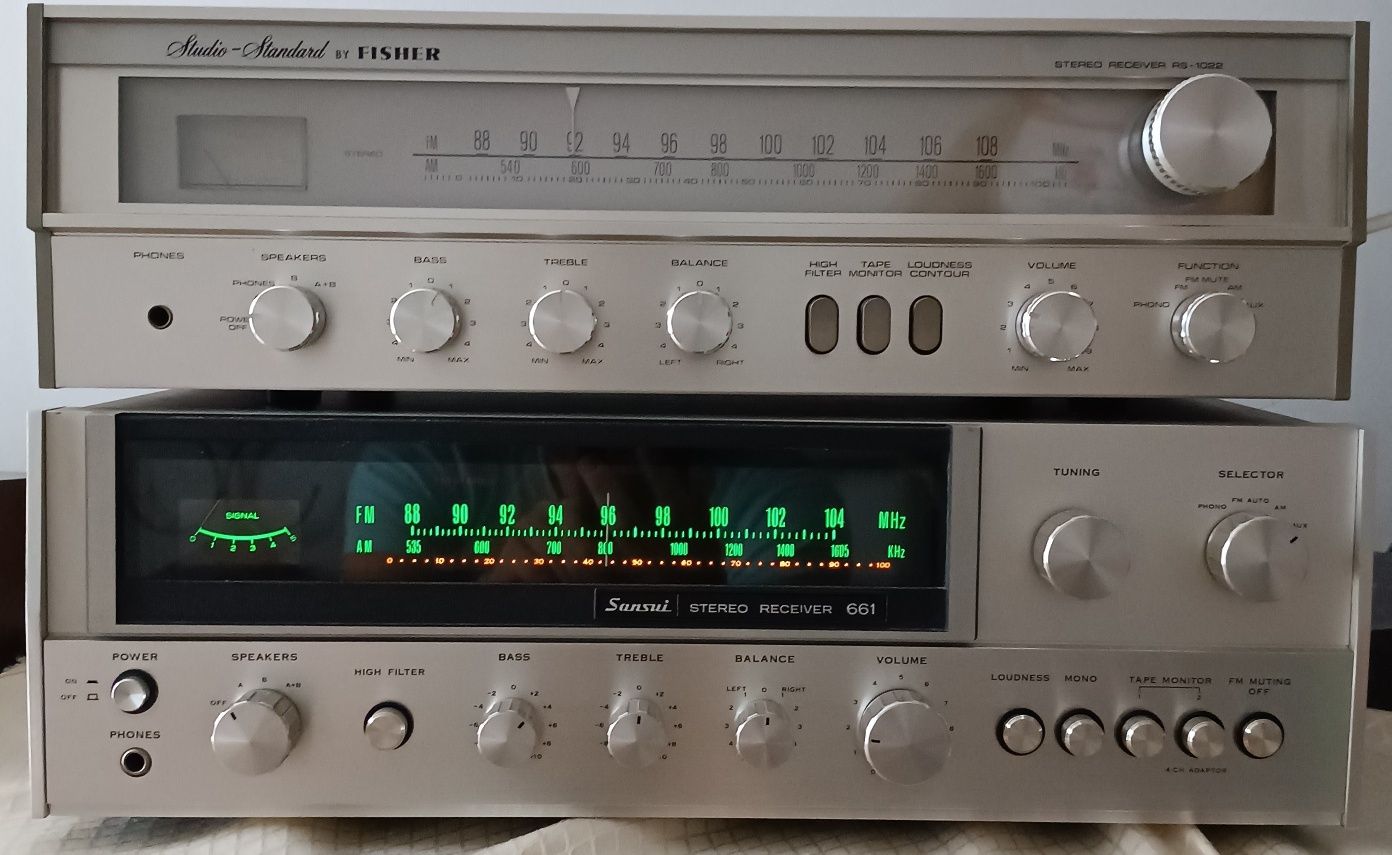 Kolumny Sansui SP-2000, Amplituner Fisher Rs-1022