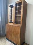 Biblioteczka witryna PRL lata 60 vintage