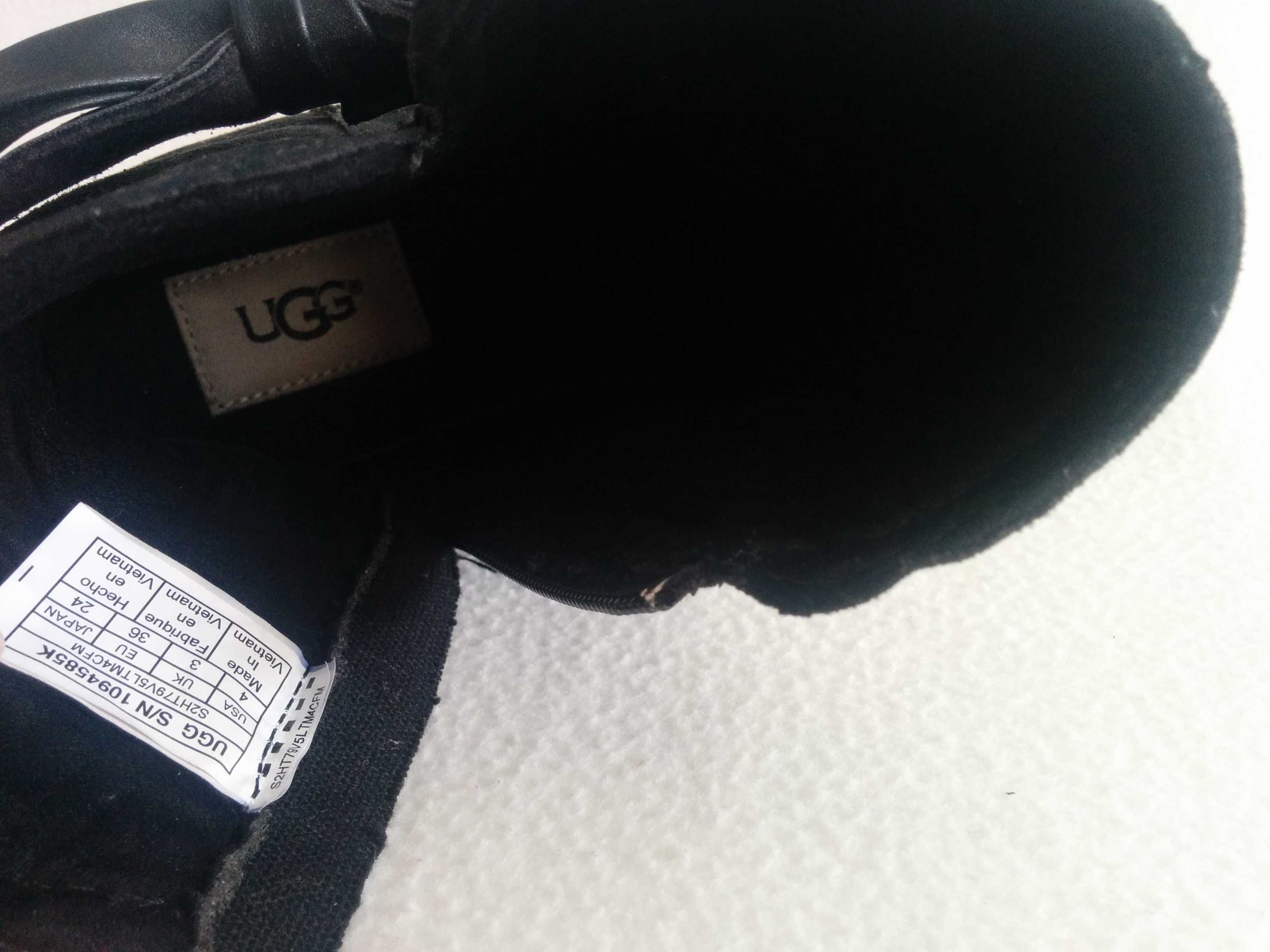 UGG oryginalne damskie botki z kokardką