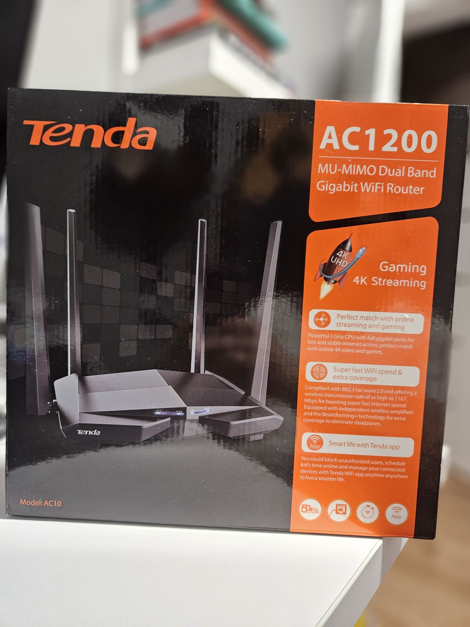 Router WiFi Tenda AC10 AC1200 2,4/5 mocny świetny zasięg