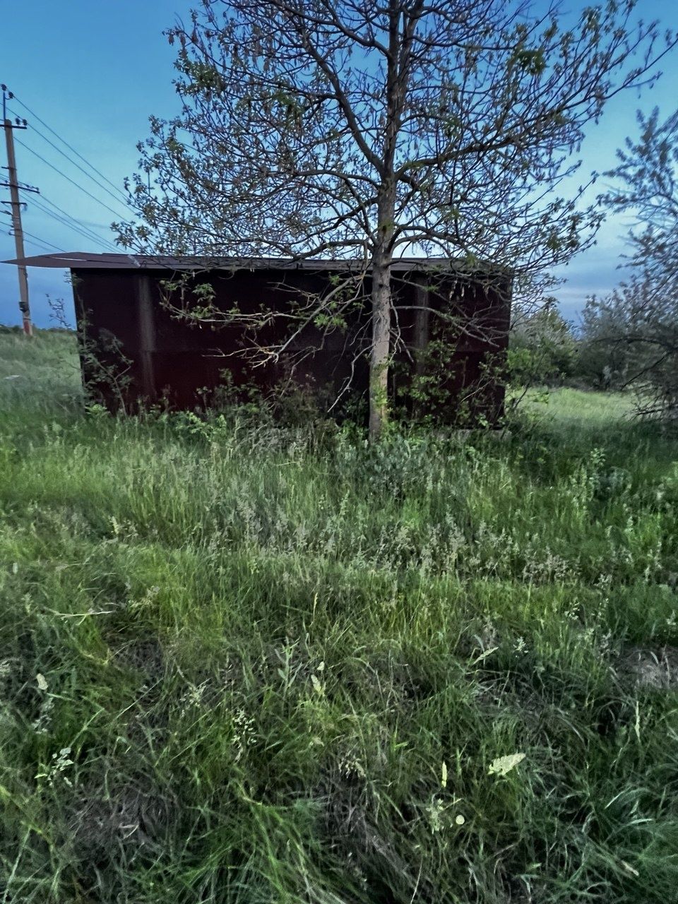 Гараж металлический без ворот