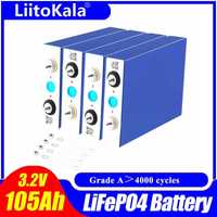Аккумулятор LiitoKala 105Ah LiFePo4 270A 3.2v литий-железо-фосфат EVE