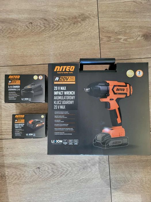Klucz udarowy 20v niteo akumulatorowy