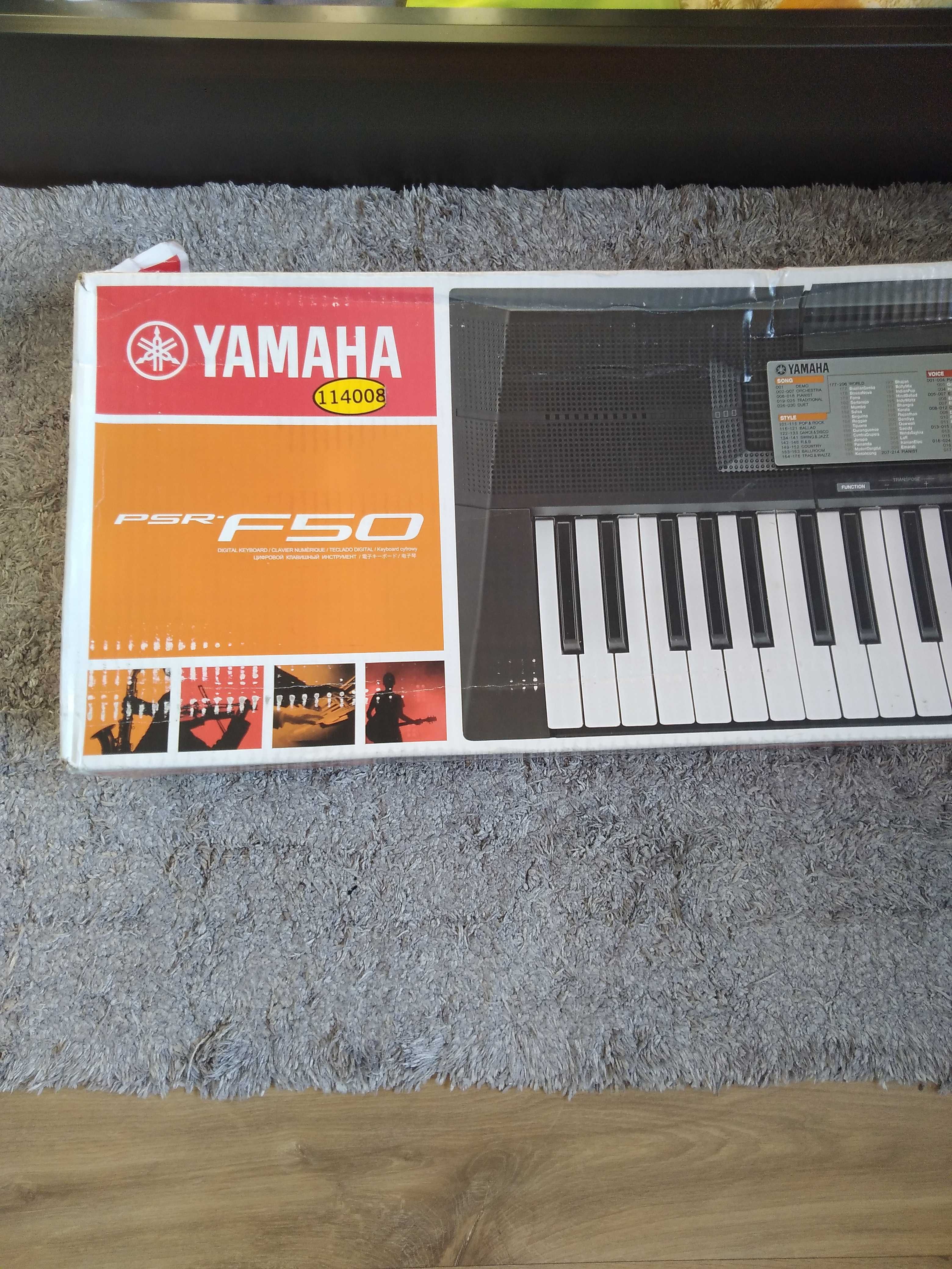 Keybord Yamaha f50, organy elektroniczne