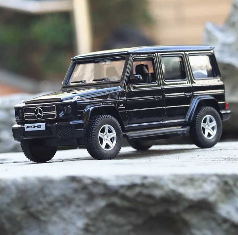 1/36 Mercedes Bens G63 czarny model samochodu auto dla dzieci