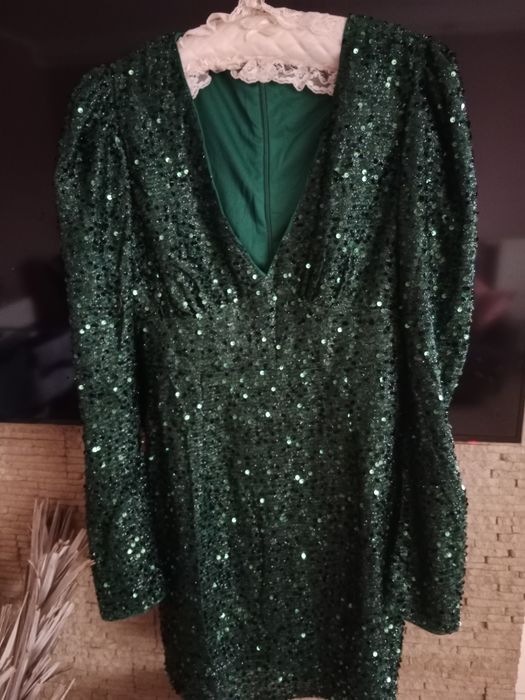 Sukienka wieczorowa cekinowa Andrzejki/Sylwester