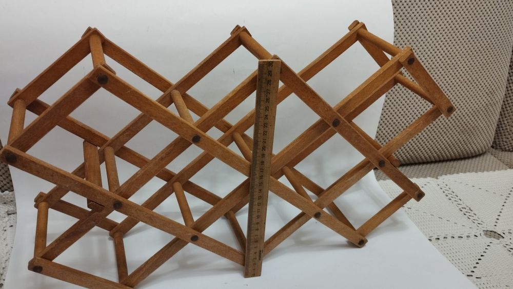 Підставка під вино.Вінтаж.Розкладна підставка.