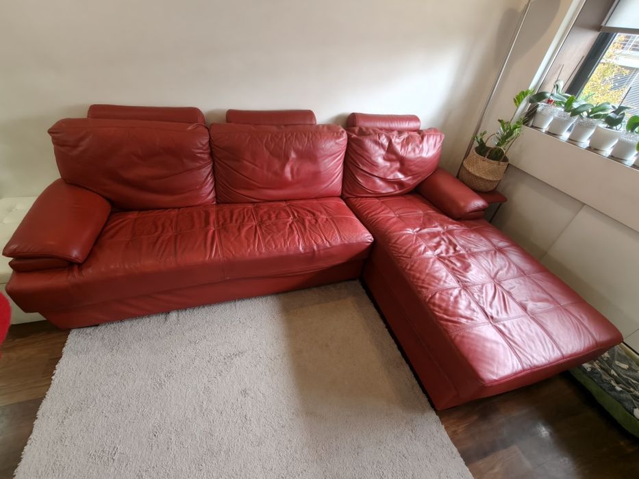 Sofá Chase Long Vermelho Tinto