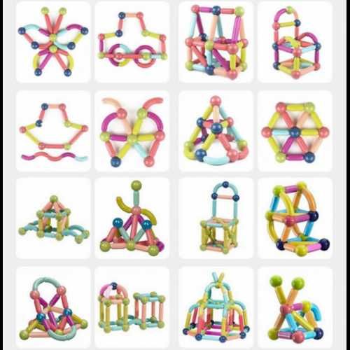 Магнитный конструктор 26 палочек 10 шариков SKY Magnetic Sticks