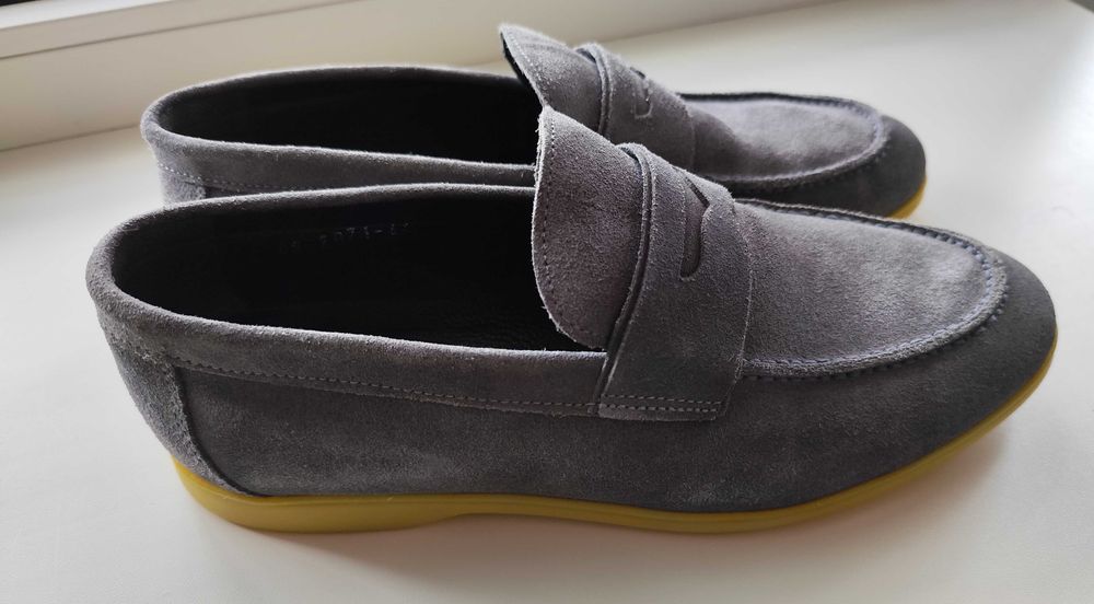 Чоловічі лофери carlo morenti замша 42 р.