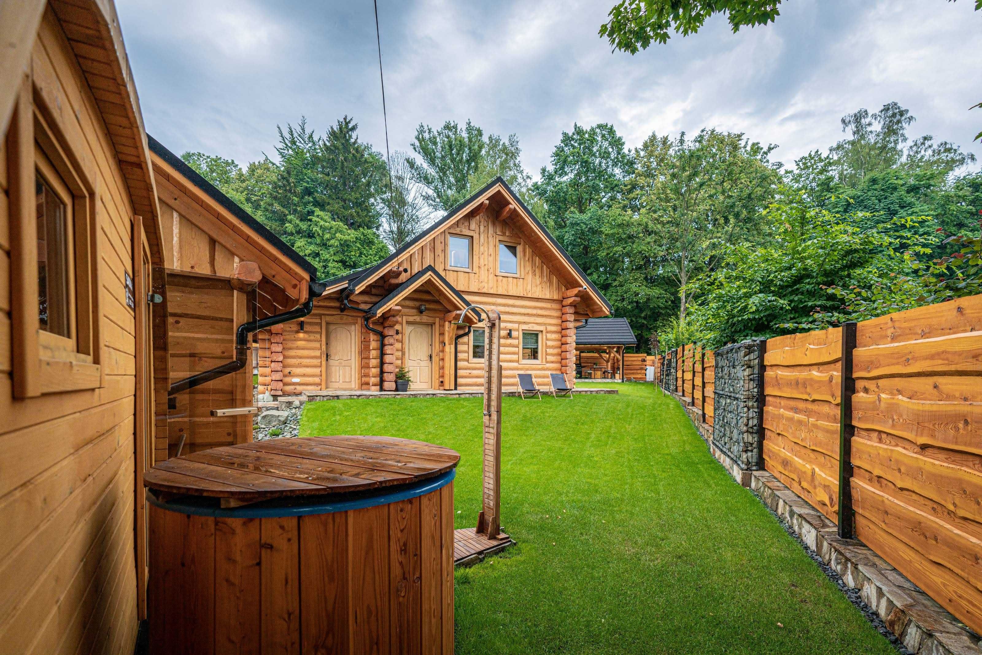 Apartament w Lipowskiej Chacie z dostępem do jacuzzi i sauny