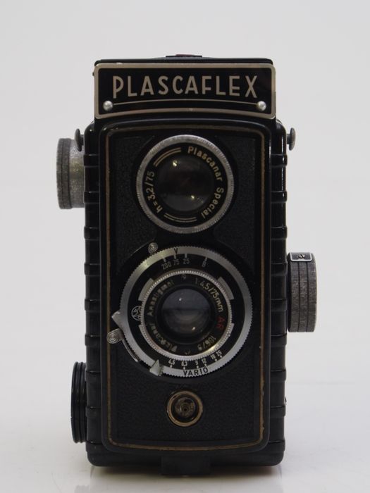 Camera TLR Plascaflex V45 Bakelite vintage anos 50