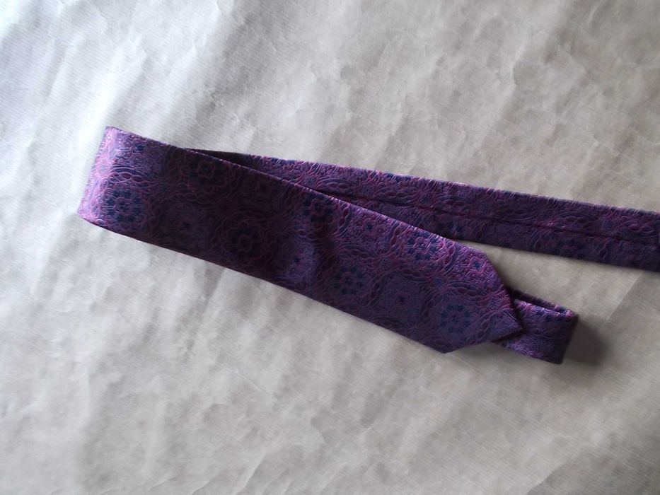 TED BAKER EXCLUSIVE London Nowy Krawat 100% PREMIUM Jedwab/Knotted/ UK