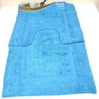 Komplet prostych trwałych dywaników 2 x dywanik 100% bawełna 78 x 45