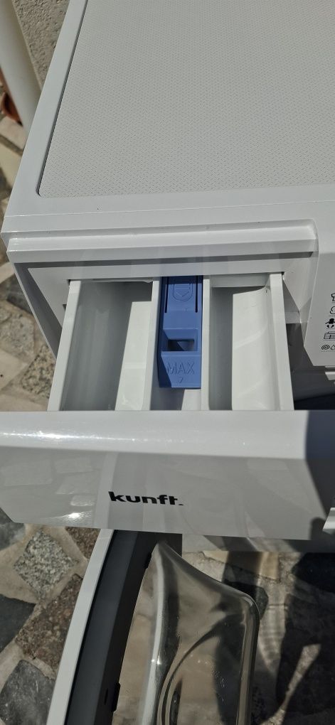 Máquina de Lavar Roupa KUNFT KWM8809 (8 kg - 1400 rpm - Branco)