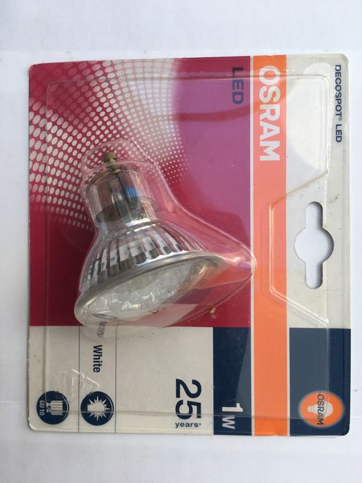 lâmpada LED Osram - embalagem fechada