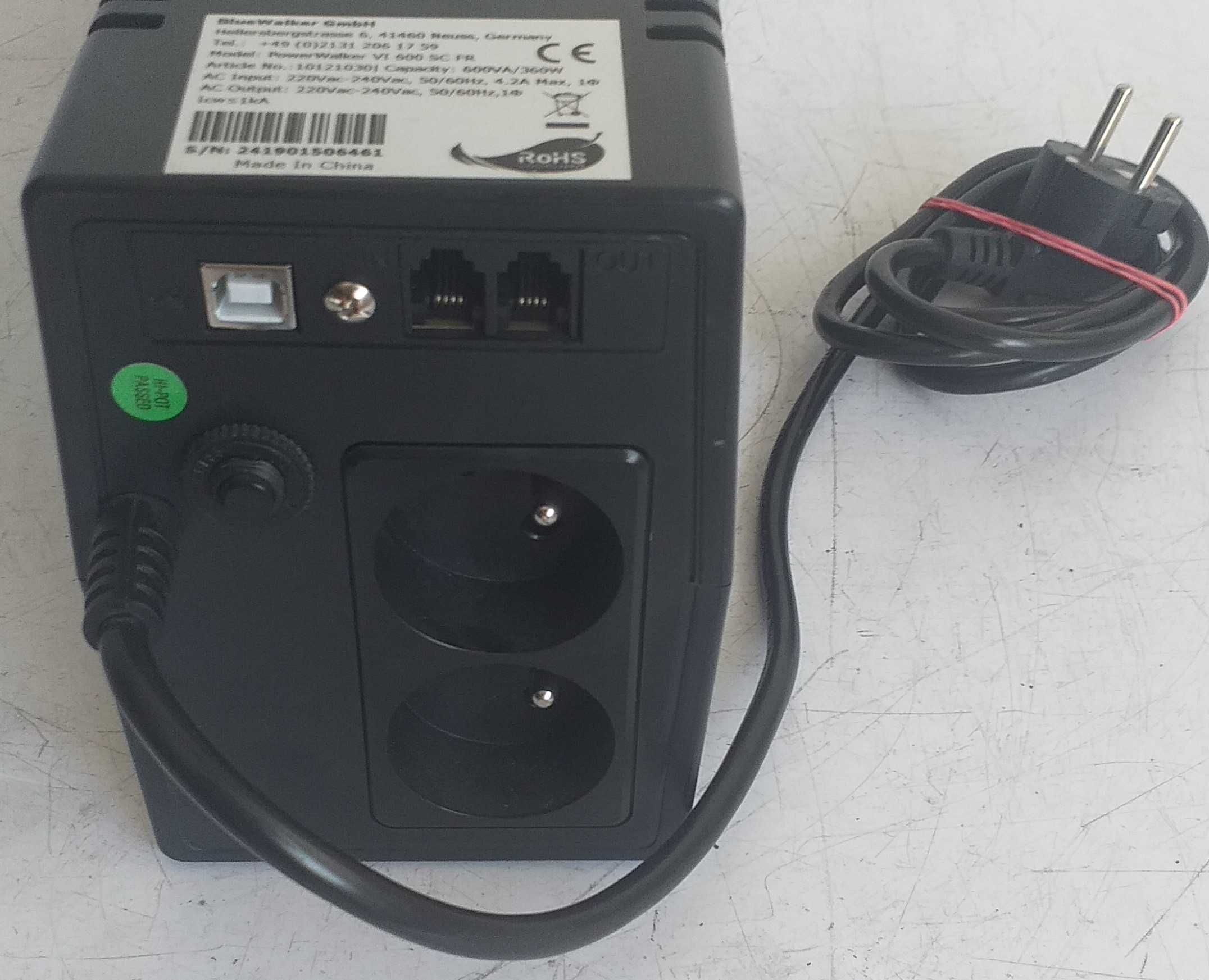 Markowy PowerWalker Basic VI 600 SC FR