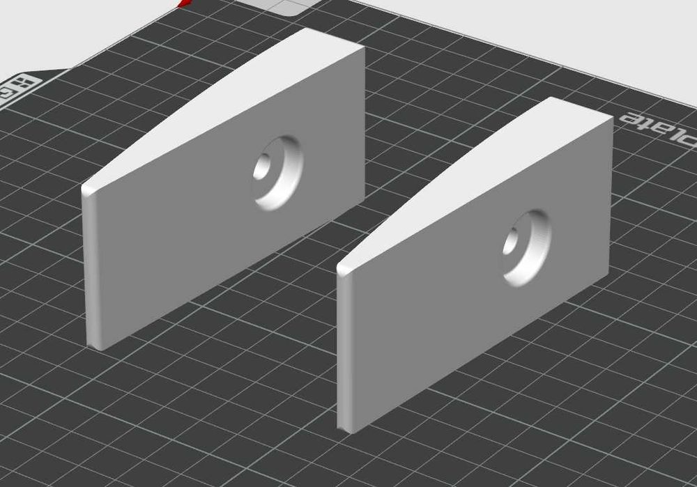 Накладки на передній бампер Tesla Model Y | Для номерного знаку