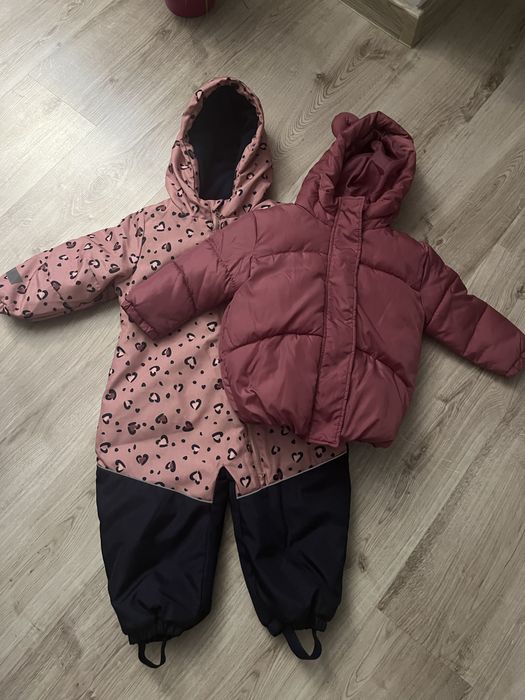 Zestaw zimowy kombinezon i kurtka dziecieca smyk hm
