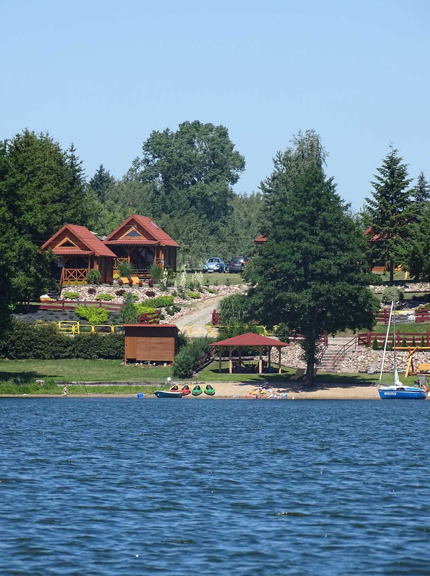 Domki z własną linią brzegową Mazury