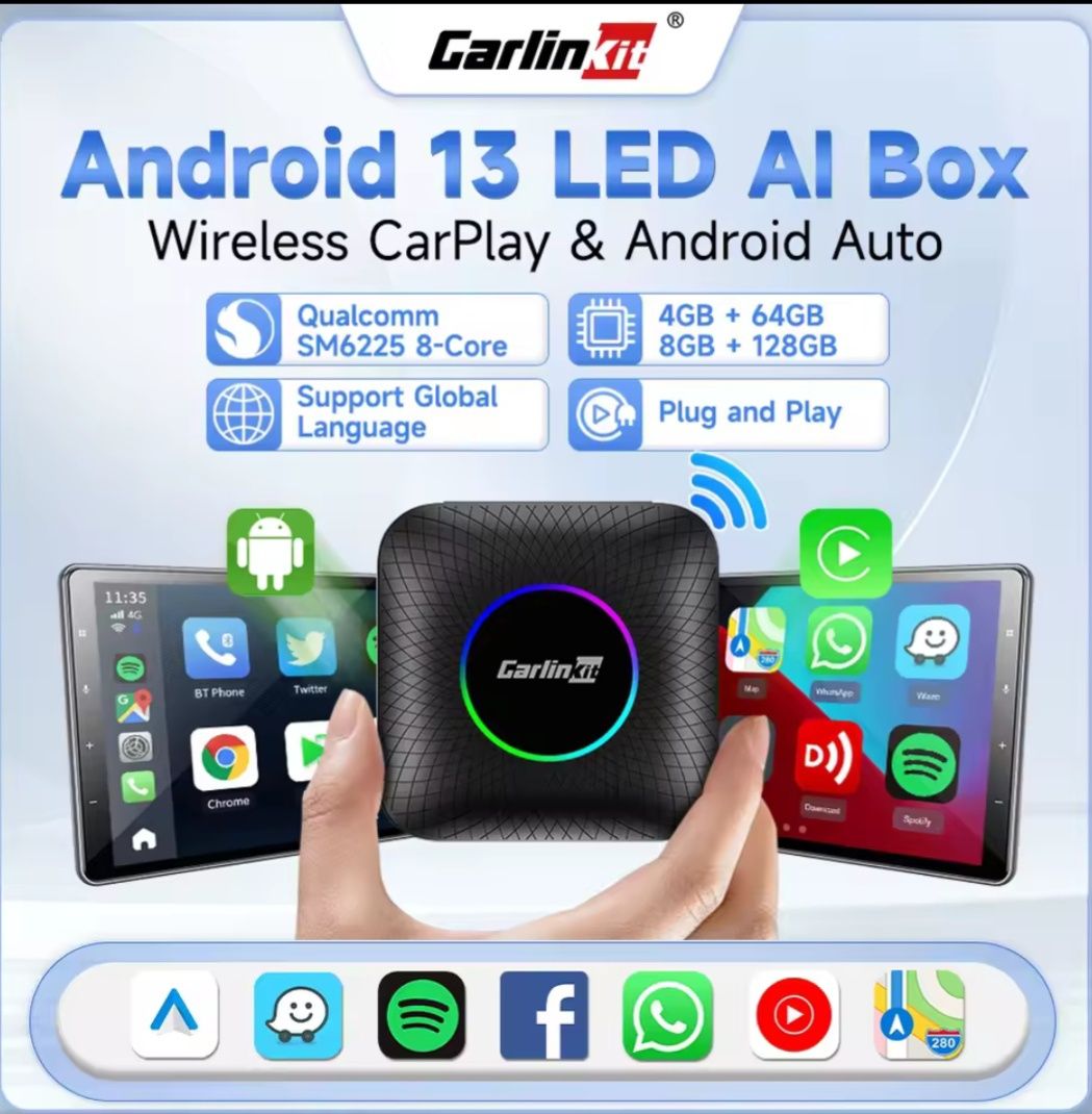 Carlinkit AI Box Ambient 8/128 Android 13