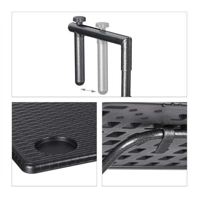 Stolik balkonowy relaxdays